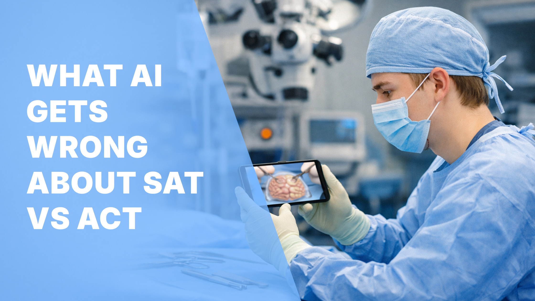 What AI gets wrong about SAT vs ACT