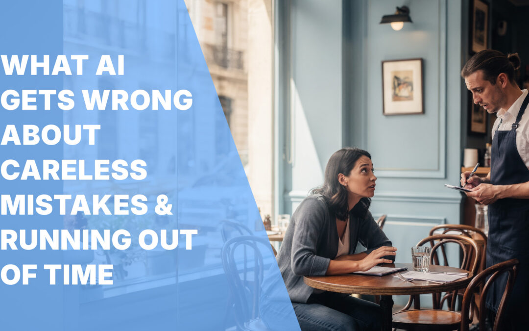 What AI gets wrong about careless mistakes & running out of time