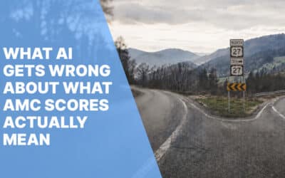 What AI gets wrong about what AMC scores mean
